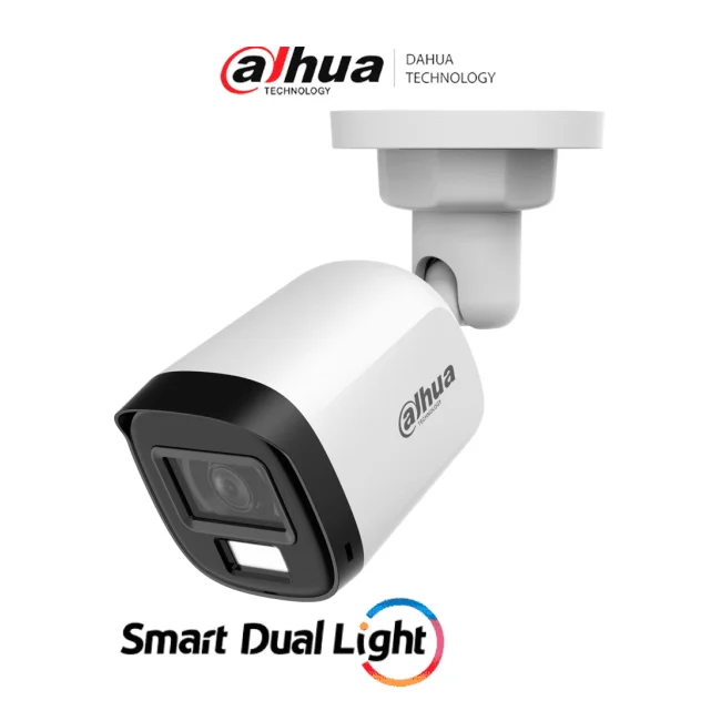 DAHUA DH-HAC-B2A21N-U-IL-A- Cámara Bullet de 2 MP Serie Cooper/ Lente de 2.8 mm Apertura de Hasta 100°/ Micrófono Integrado/ Iluminador Dual Inteligente de Hasta 30Mts de IR y 20Mts Luz Calida/ Para Exterior IP67/ Metálica/ image 2