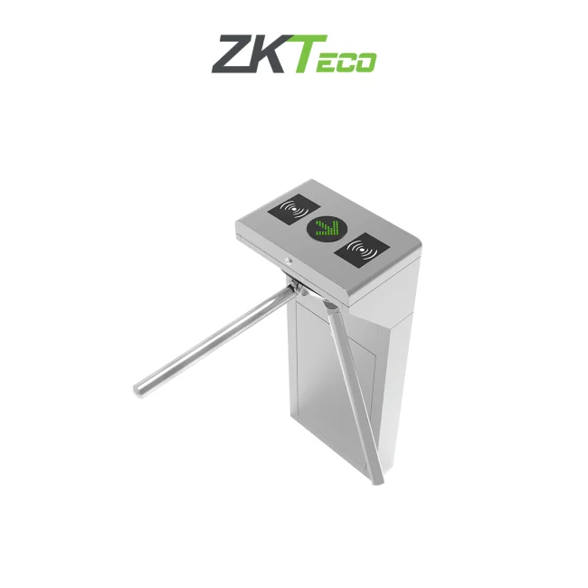 ZKTECO TS1000PLUS - Torniquete Bidireccional / Acero SUS304 / 110V / 25 a 30 x Min / Carril 50 cm / Exterior Protegido / 1 millón de Ciclos / No cuenta con Lectores y Panel / Compatible Rostro, Palma, Huella, Tarjeta, QR