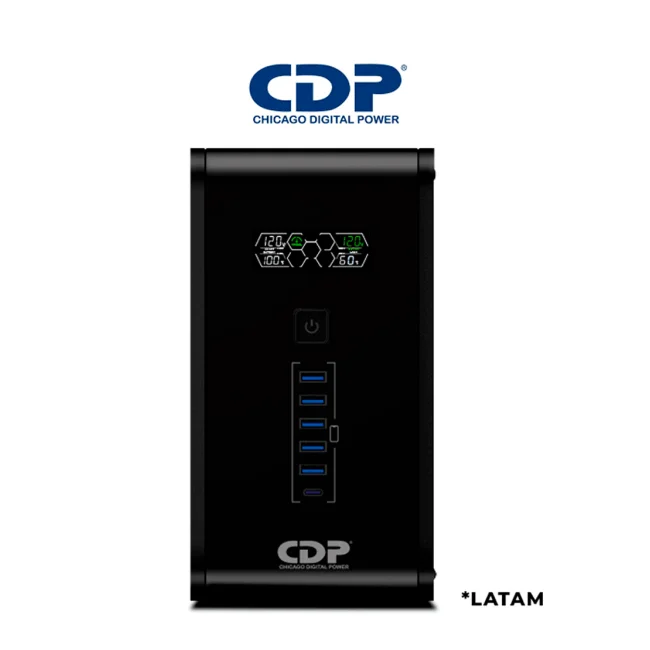 CDP R-SMART2010 sistema de alimentación ininterrumpida (UPS) Línea interactiva 2 kVA 1200 W 10 salidas AC image 4