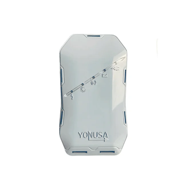 YONUSA EYHS1BAT Energizador de nueva generación para solución de cerco eléctrico. Cubre 500 metros lineales o 100 metros en 5 líneas  y batería de respaldo de 12VDC a 4.5 Ah image 2
