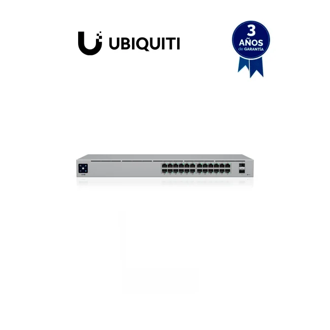 Ubiquiti UniFi 24-Port PoE Gestionado L2/L3 Gigabit Ethernet (10/100/1000) Energía sobre Ethernet (PoE) 1U Plata image 3