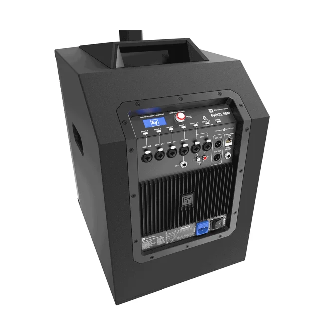 ElectroVoice M_EVOLVE50M - Sistema de Altavoz Portatil Amplificado 8CH / Bluetooth / Columna 8x3.5" / Subwoofer 12" / Negro image 5