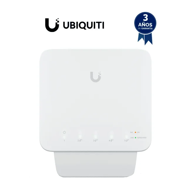Ubiquiti UniFi USW‑FLEX Gestionado L2 Gigabit Ethernet (10/100/1000) Energía sobre Ethernet (PoE) Blanco image 2