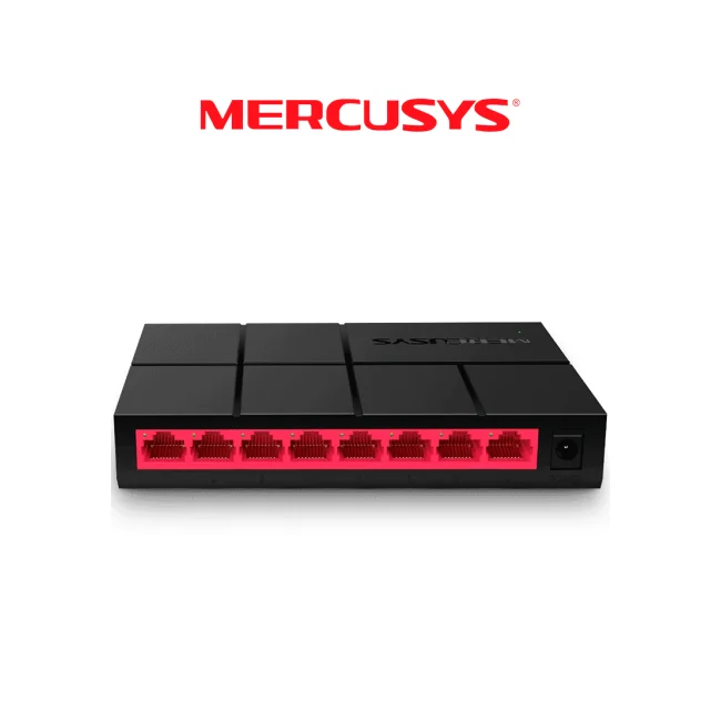 Mercusys MS108G dispositivo de redes No administrado Gigabit Ethernet (10/100/1000) Negro image 3