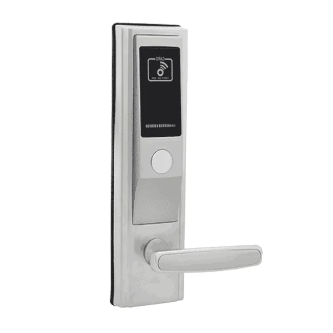 ZKTECO LH3600R - Cerradura Derecha para Hotel con Tecnología Mifare 13.56 MHz, Compatible con Puertas de 35 a 55 mm de Grosor, Estándar Americano, con 5 Pestillos de Seguridad image 2