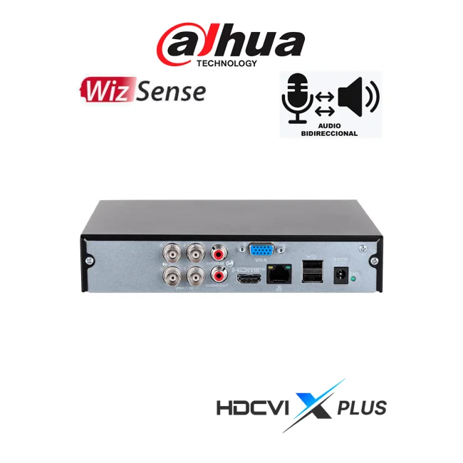 DAHUA DH-XVR1B04H-I/T - DVR de 4 canales 5MP Lite WizSense y H.265+/ HDCVI X PLUS/ Soporta 4 Canales+2 IP o Hasta 6 Canales IP/Audio Bidireccional en los 4 Canales/ SMD Plus y Búsqueda Inteligente de Humanos y Vehículos/ Compatible con Dolink Care image 4