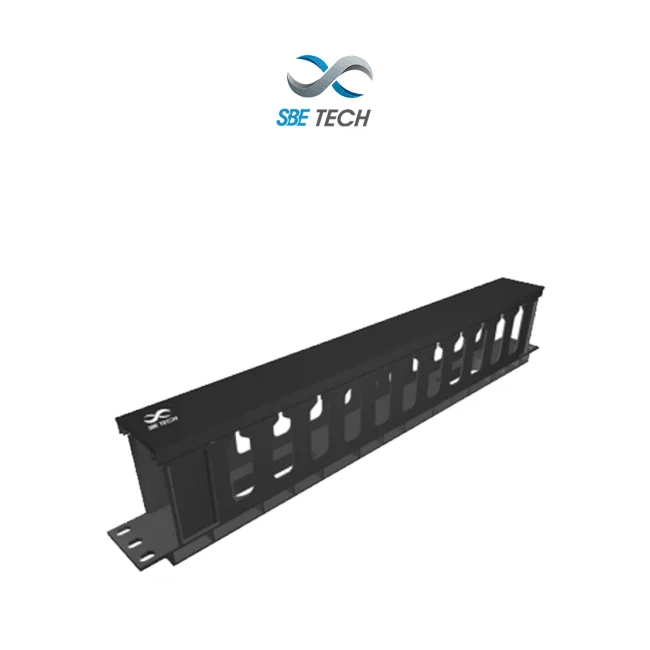 SBE Tech SBE-OH1UR organizador de cables Pared Bandeja de cables Negro 1 pieza(s)