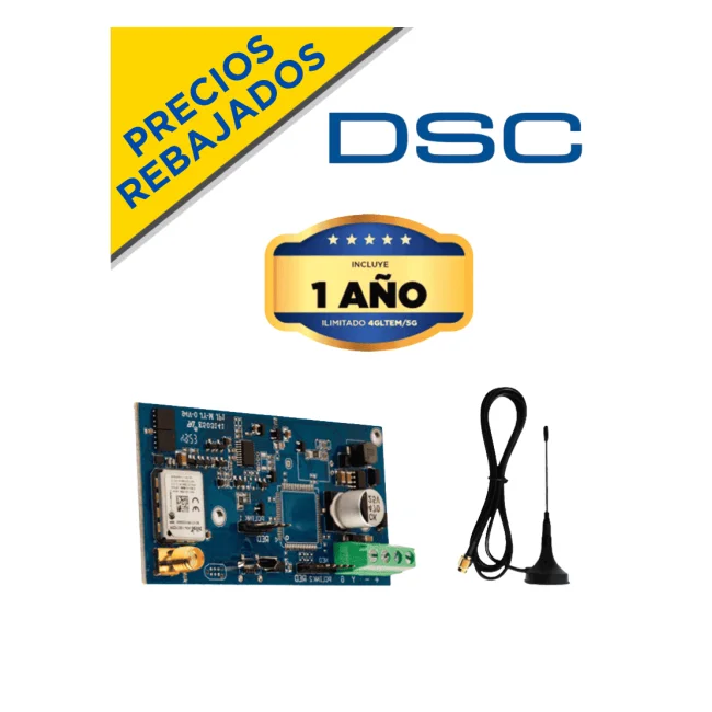 DSC LE4050M - Comunicador celular DSC Connect dual eSIM 5G/LTE compatible con PowerSeries y Power Series Neo