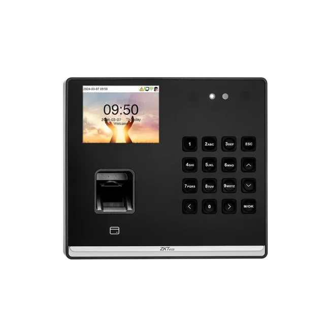 ZKTECO Senseface M2F Pro LR-  Control de Asistencia con Acceso Basico para 500 rostros / 1,000 huellas / 1,000 tarjetas 125 KHz / 150,000 Eventos / Bateria de Respaldo de 4 horas / Compatible con ZKBio Zlink image 3