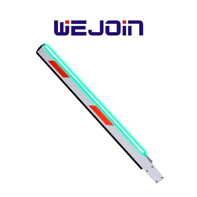 WEJOIN WJLBM4R - Brazo recto derecho LED  tipo rectangular de 4 metros / Compatible con barrera  LED derecha