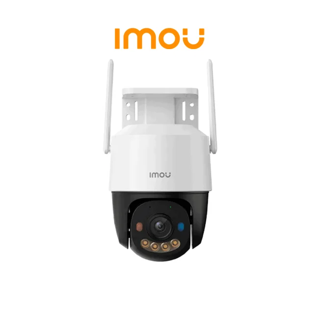 IMOU Cruiser SC 5MP (IPC-K7FN-5H0WE ) - Cámara IP PT de 5 MP/ Wifi/ Full Color/Disuasión activa luces Rojo-Azul/ Audio 2 Vías/ 30 Metros Visión Nocturna/ Sirena de 110 dB/ Smart tracking/ Ranura para MicroSD/ IP66/