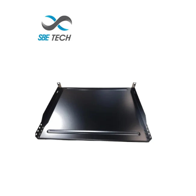 SBE TECH  C19141U -  Charola para rack fija de 19 pulgadas de ancho  x 35.56 cm profundidad / 1UR / Color negro