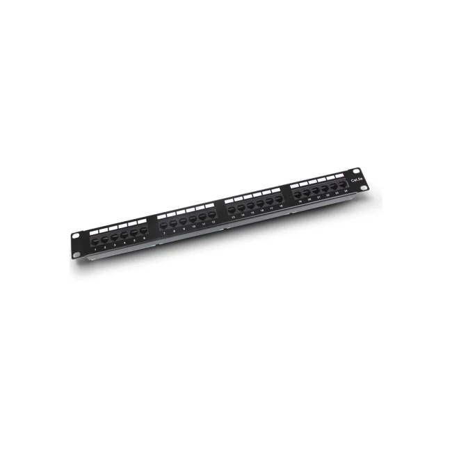 SAXXON P19724N5 - Patch Panel 24 puertos / CAT 5E / 19 Pulgadas / Montaje en rack / 1U