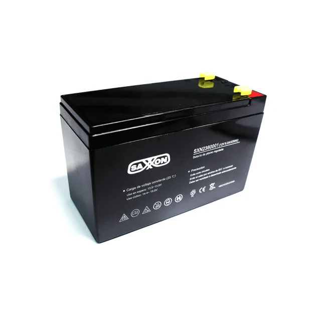 SAXXON CBAT8AH - Bateria de respaldo de 12 volts libre de mantenimiento y facil instalacion / 8 AH/ compatible DSC/ CCTV/ Acceso
