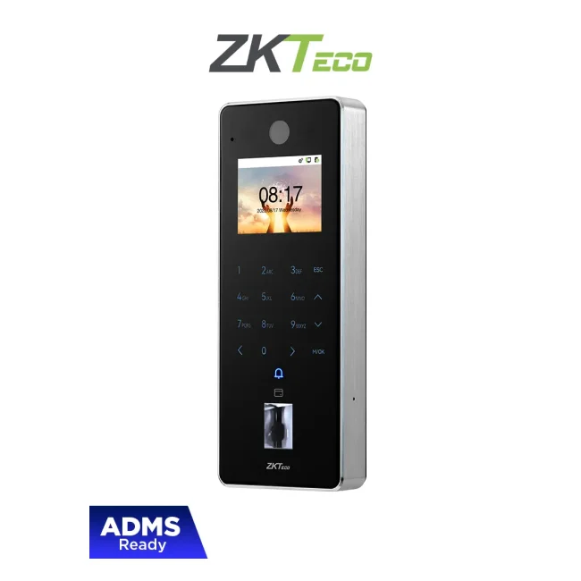ZKTECO F35 - Control de Acceso o Asistencia con Huella Digital BioID+ (10,000), Tarjeta ID 125 kHz (10,000), Registro de 500,000 Eventos, Conexión Ethernet y WiFi / IP65