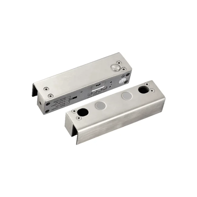 YLI YB500ULED - Cerradura Eléctrica de Perno Soporta 1000 Kg de Fuerza de Sujeción, Indicador LED para Puerta de Vidrio Sin Marco, 12 VDC, con Retardo de Tiempo Ajustable image 2