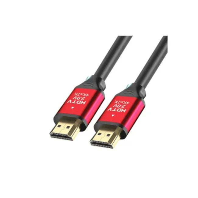 SAXXON HDMI-50 - Cable HDMI de 5 metros de alta velocidad  / Versión 2.0 / Resolución 4K / Canal de retorno de audio (ARC) / Video 3D / Blindado para reducir interferencias / Chapado en oro / Alta resistencia y durabilidad.
