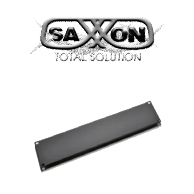 SAXXON 70060200- Placa ciega de 2UR / Medidas de 48.2 cm de ancho (19") x 8.8 cm de profundidad/ Metalica