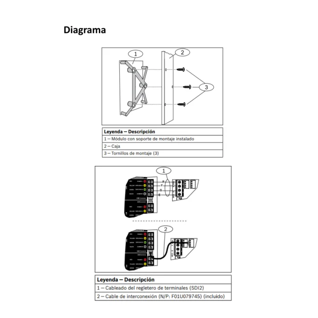 BOSCH I_B308 - Modulo de expansion 8 salidas / Conexion modular SDI2 image 4