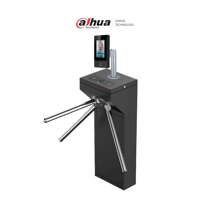 DAHUA ASI6213SGG100 Kit Control de Acceso Facial con Torniquete Inteligente Bidireccional. Capacidad para 6,000 Rostros y 10,000 Tarjetas ID