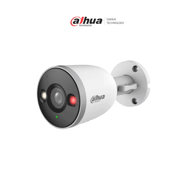 DAHUA DH-F3D-IL - Cámara IP Bullet Wifi de 3 Megapíxeles/ Iluminador dual Inteligente/ 2.8mm/ 103°/  IA con Detección de Humanos y vehículos/ Micrófono Integrado/ H.265/ 30 Mts de Luz Visible e IR/ IP67/ Ranura MicroSD/