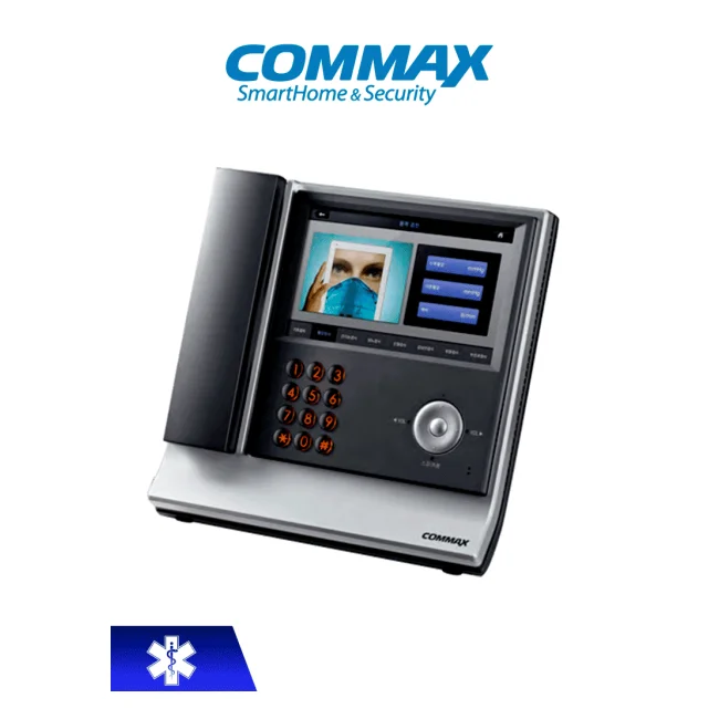COMMAX JNS70MN - Unidad de intercomunicación por voz para sistema de llamado de enfermería / Identificación de habitación y número de cama / Interconexión con JNSPSM a 4 hilos