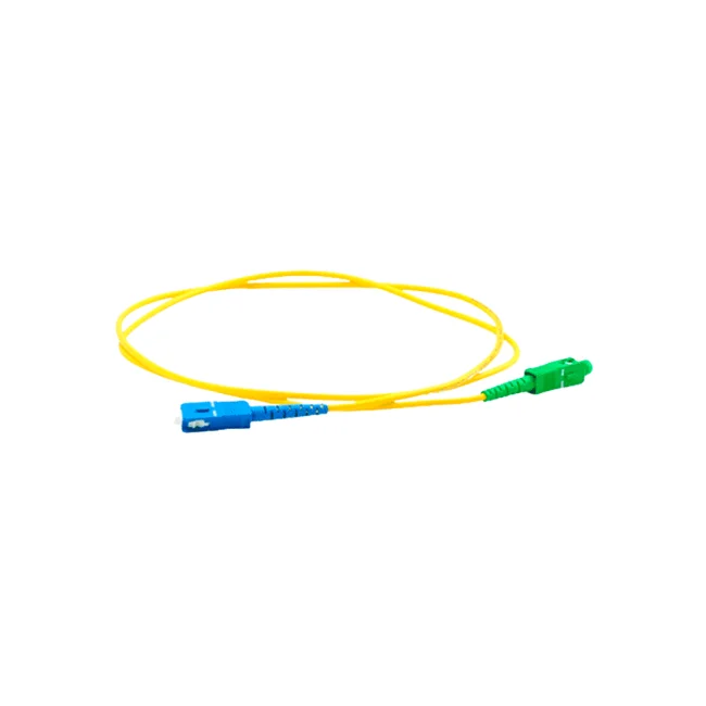 TCE  - LMN-FO-SCU-SCA-02 - Jumper SC UPC-SC APC Monomodo / Simplex 2 mm / 2 metros / Amarillo