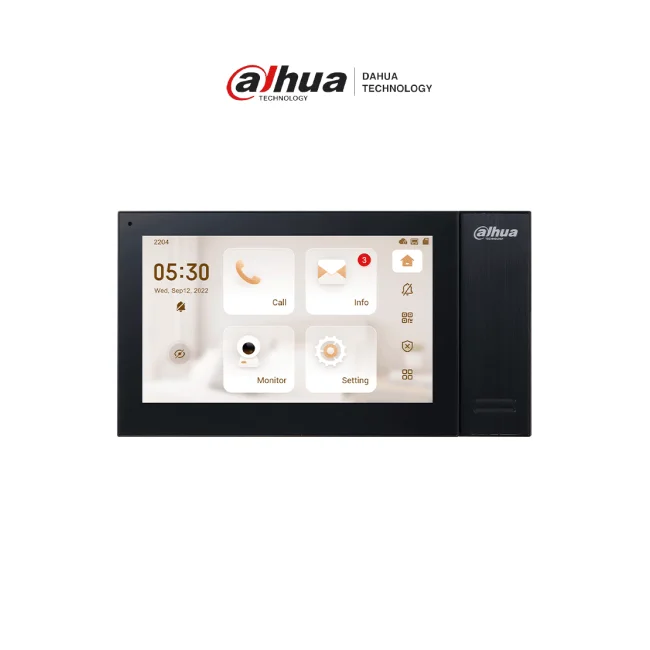 Dahua Technology VTH2421FB sistema de intercomunicación de video 17.8 cm (7") Negro image 3