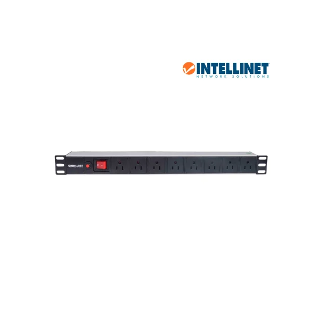 Intellinet Barra multicontacto con 8 salidas para montaje en 1U de rack de 19" - Tipo EU image 8