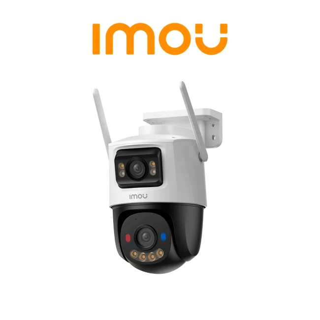 IMOU Cruiser Dual Pro 8MP (IPC-S7XFN-8U0WED-imou)- Cámara IP PT Dual Wifi 6,. 8MP Lente Fijo de 4 MP + y Lente PT 4 MP,Audio Bidireccional