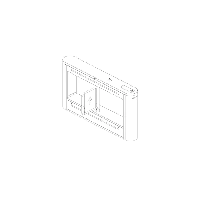 DAHUA ASGB521H-D - Swing Barrier Media para exterior/ 1 Carril/ Motor Electrico CD/ Acero Inoxidable/ Puerto RS232/ Soporta Conteo de Entrada y Salida/ 20personas x minuto/ Entrada de Alarma de Incendio para desbloqueo/ image 4