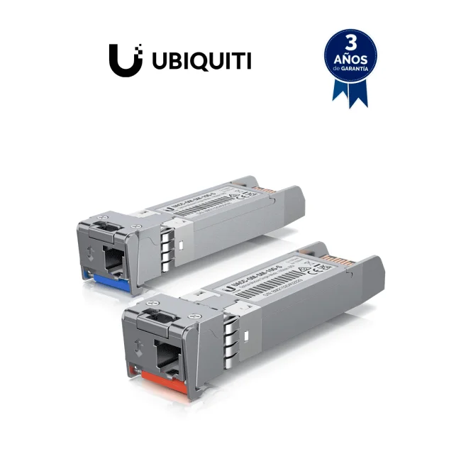 Ubiquiti UACC-OM-SM-10G-S-2 módulo de red del transceptor Fibra óptica 10000 Mbit/s