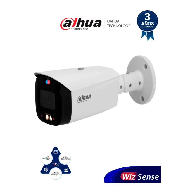 Dahua Technology WizSense DH-IPC-HFW3449T1-AS-PV cámara de vigilancia Bala (forma) Cámara de seguridad IP Interior y exterior 2688 x 1520 Pixeles Techo/pared/Tubo image 2