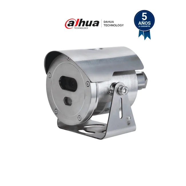 DAHUA DH-ECA2A1400-HN  Cámara  Bullet Antiexplosiva  4MP/ Lente 4mm/ Starlight/ SMD/ IR 30 metros/ Smart H.265+/ Min. iluminación 0.005 lux/ Detección de Humanos/ PoE/ IP68. Certificación ATEX e IECEx/
