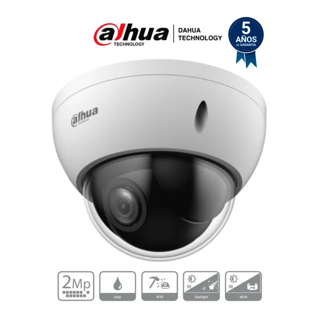 Dahua Technology SD22204DBN-GC Domo Cámara de seguridad CCTV Interior y exterior 1920 x 1080 Pixeles Techo/pared/Tubo image 2
