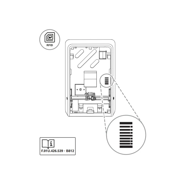 BOSCH I_B812 - Receptor Inalámbrico SDI2 / RADION / Supervisión de 504 puntos inalámbricos image 7