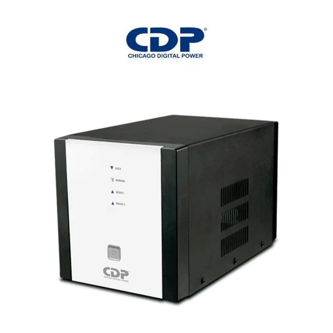 CDP R-AVR2408 regulador de voltaje 8 salidas AC 120 V Negro, Gris image 2