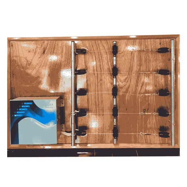 YONUSA EY10000127AFBAT - Paquete de energizador anti plantas o alta frecuencia de 10,00V con hasta 10,000 mts lineales, incluye batería de respaldo de 12VDC a 4.5 AH, sirena de 30W y gabinete metálico image 4