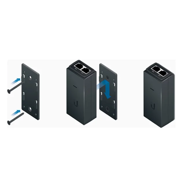 UBIQUITI POE-24-24W - Inyector PoE pasivo para equipos Ubiquiti de 24V DC a 1.0A y función de reset remoto. image 4