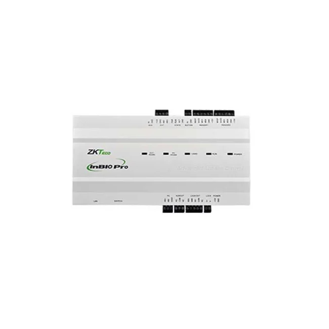 ZKTECO INBIO160PRO - Panel para Control de Acceso de 1 puerta La serie InBio Pro ofrece verificación de huellas y control de acceso avanzado, gestionado por TCP/IP, ideal para CVSecurity
