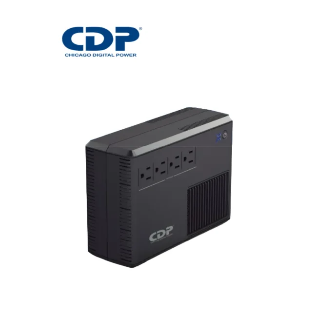 CDP R-UPR604 UPS interactivo CDP de 600VA/300Watts con 4 terminales de salida Nema 5-15R con respaldo/AVR y supresión de pico