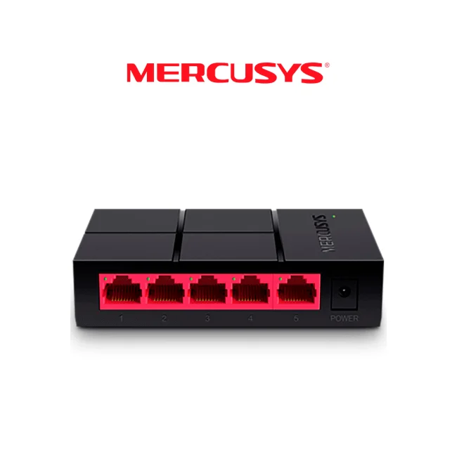 Mercusys MS105G dispositivo de redes No administrado Gigabit Ethernet (10/100/1000) Negro image 3