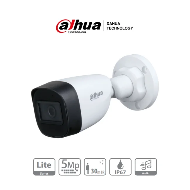 Dahua Technology Lite HAC-HFW1500CN-A-0280B-S2 Bala (forma) Cámara de seguridad CCTV Interior y exterior 2880 x 1620 Pixeles Techo/pared/Tubo image 2