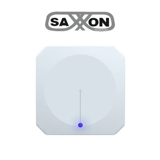 SAXXON SAXVR12 - Lectora de Tarjetas UHF para Control de Acceso Vehicular Alcance de Lectura de 12 metros / Frecuencia 902 MHz - 928 MHz / Encríptale / Conexión por USB / Compatible con Enrolador FC06