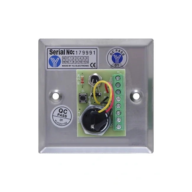 YLI YKS850LS - Botón Liberador de Llave, Indicador LED, Acero Inoxidable, Resistente a la Intemperie, Función NC/NO image 2