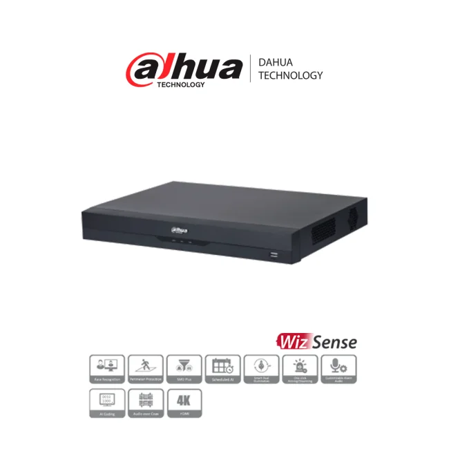 Dahua Technology DH-XVR5216A-4KL-I3 videograbadora digital Negro