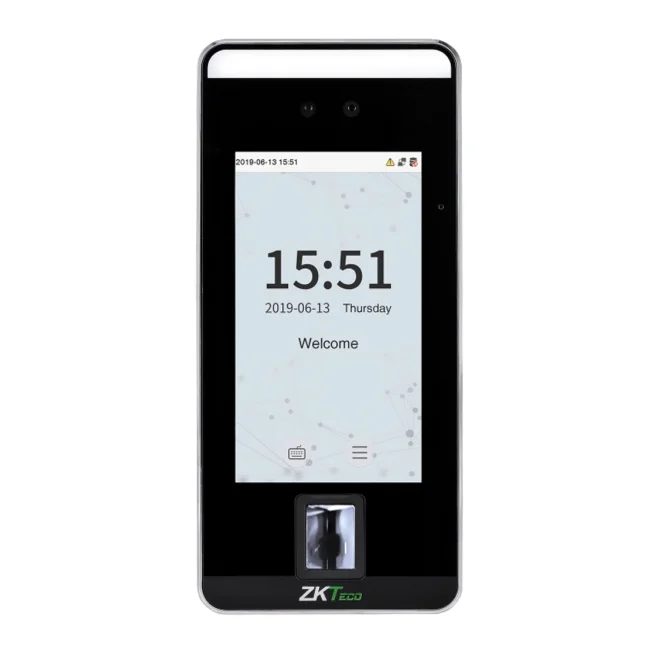 ZKTECO SpeedFaceV5LWIFI - Control de Acceso y Asistencia Visible Light con Autenticación Facial (6000 Rostros), Huella Digital BioID+ (6000), Tarjeta ID 125 KHz, Soporta 200,000 Eventos y Conectividad TCP/IP o WiFi image 3