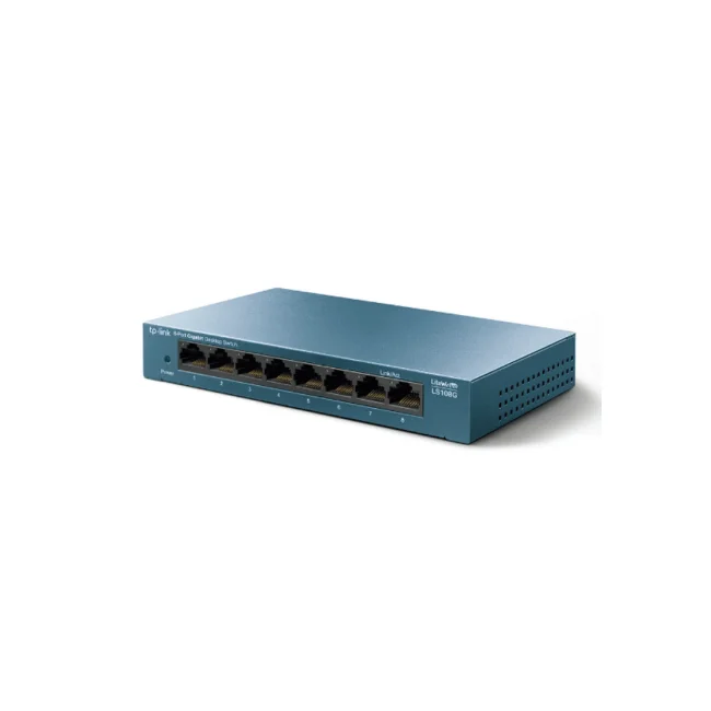 TP-Link LS108G dispositivo de redes No administrado Gigabit Ethernet (10/100/1000) Azul image 6