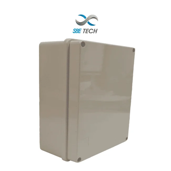 SBE TECH SBE-OP19014070 - Caja plástica con tapa opaca de 19x14x7 cm multiusos, IP66, fabricada en material autoextinguible y resistente a la abrasión