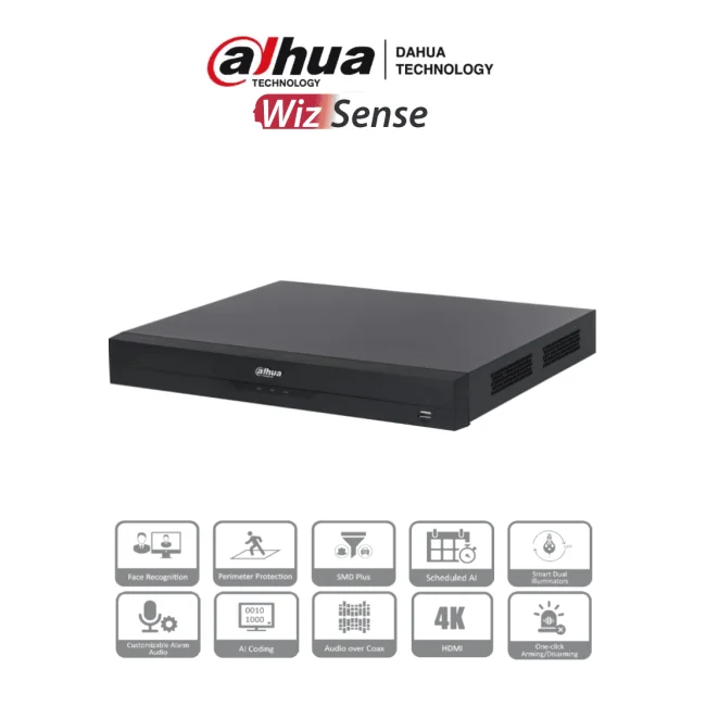 Dahua Technology DH-XVR5232AN-4KL-I3 videograbadora digital Negro